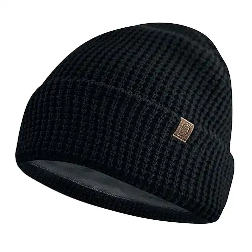 Golden Kocoon® – E-M-F Organic Cotton Beanie with a Bamboo Lyocell Faraday Fabric Silver Liner